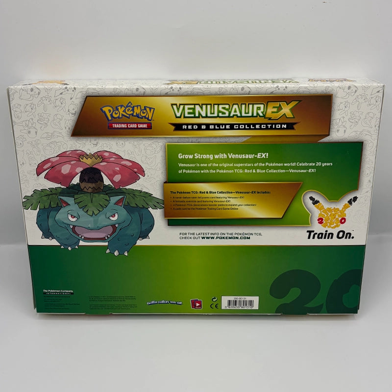 Pokemon TCG: Venusaur EX Red & Blue Collection Back