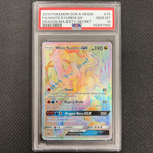 Pokemon TCG: White Kyurem GX 74/70 - Dragon Majesty - PSA 10