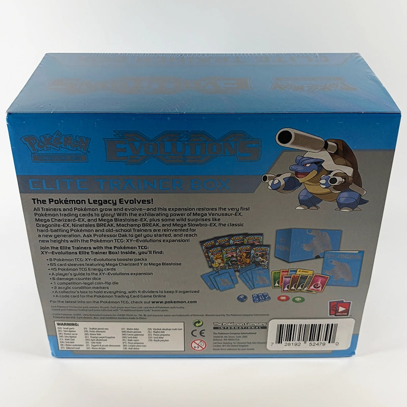 Pokemon TCG: XY Evolutions - Elite Trainer Box Blastoise Back