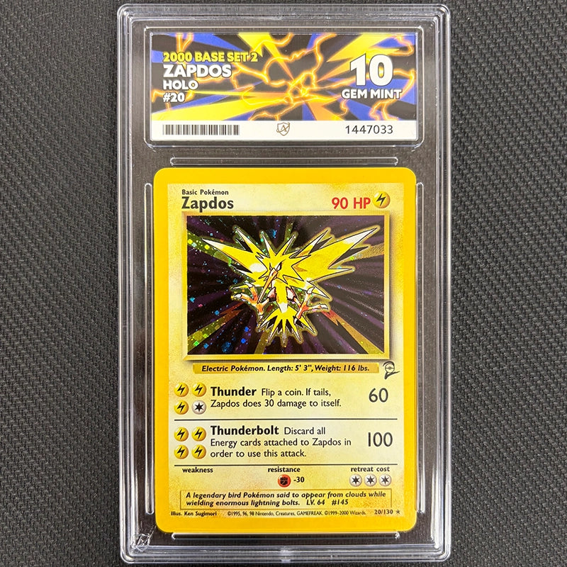 Pokemon TCG: Zapdos 20/130 - Base Set 2 - Ace 10