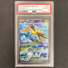 Pokemon TCG: Zapdos Ex 202/165 - 151 - PSA 10