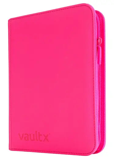 Vault X: 4-Pocket Exo-Tec Zip Binder Just Pink