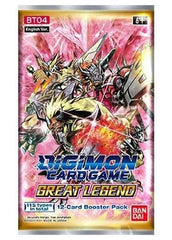 Digimon Card Game: Great Legend BT04 - Booster Pack