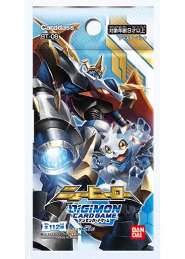 Digimon Card Game: New Hero BT-08 - Booster Pack