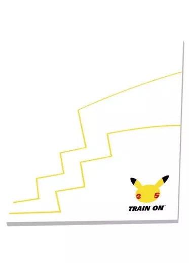 Pokemon TCG: Celebrations Pikachu Train-On Notepad