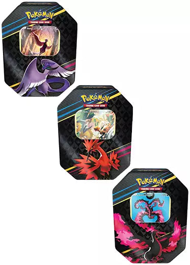 Pokemon TCG: Crown Zenith - Legendary Bird Tin (Set of 3)