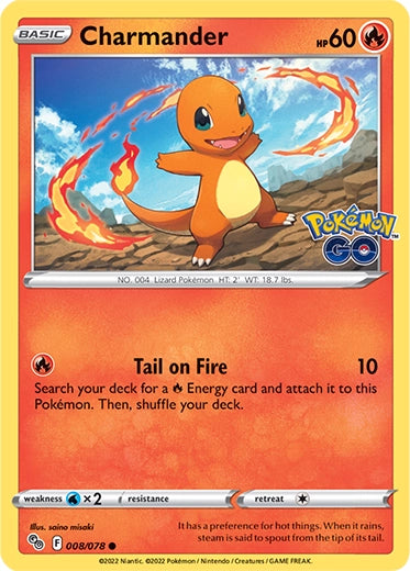 Pokemon TCG: Pokemon Go Pin Collection Charmander