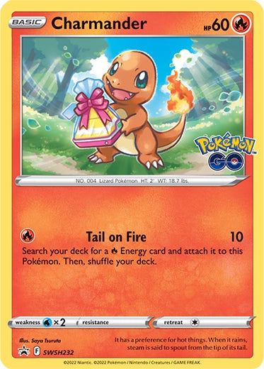 Pokemon TCG Pokemon Go Pin Collection Charmander