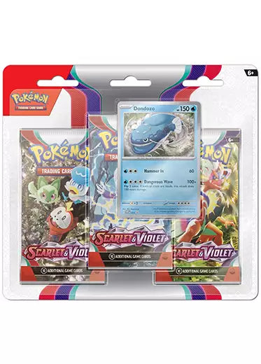 Pokemon TCG: Scarlet & Violet SV01 - 3-Pack Blister Dondozo