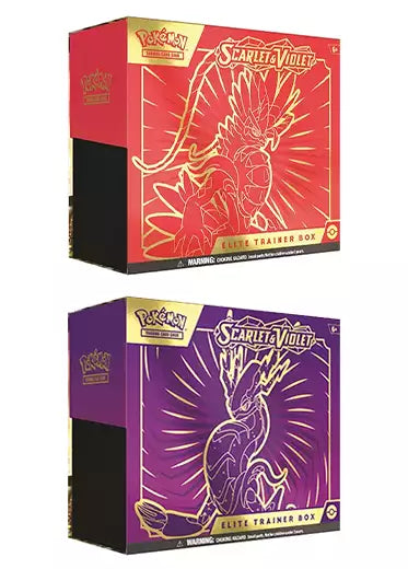 Pokemon TCG: Scarlet & Violet SV01 - 2 Elite Trainer Boxes (ETB) Scarlet & Violet