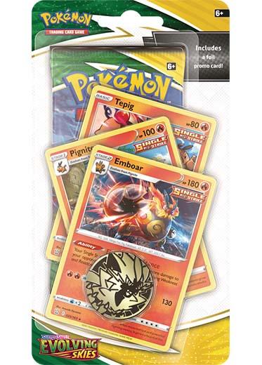 Pokemon TCG: Sword & Shield 7 Evolving Skies - Checklane Blister Emboar