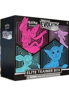 Pokemon TCG: Sword & Shield 7 Evolving Skies - Elite Trainer Box (Sylveon, Espeon, Glaceon, Vaporeon)