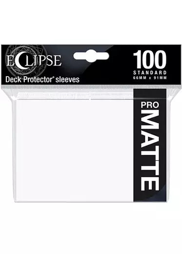 Ultra Pro: Eclipse Matte Sleeves (100, Standard Size) Red