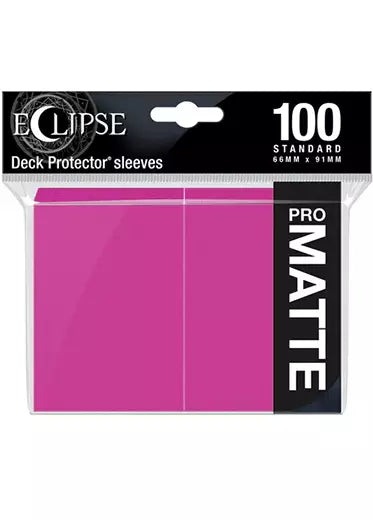 Ultra Pro: Eclipse Matte Sleeves (100, Standard Size) Red