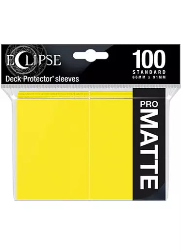 Ultra Pro: Eclipse Matte Sleeves (100, Standard Size) Red