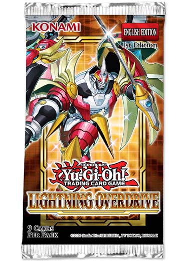 Yugioh TCG: Lightning Overdrive 1st Edition Booster Pack