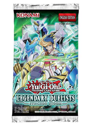 Yugioh TCG: Legendary Duelists: Synchro Storm 1st Edition Booster Pack