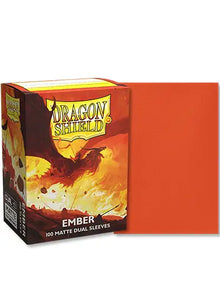 Dragon Shield - Dual Matte Sleeves Ember