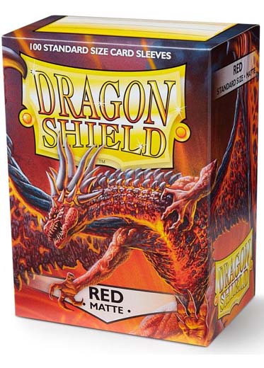 Dragon Shield Matte Sleeves - Ruby