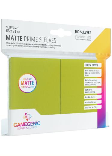 Gamegenic - Matte Prime Sleeves Red