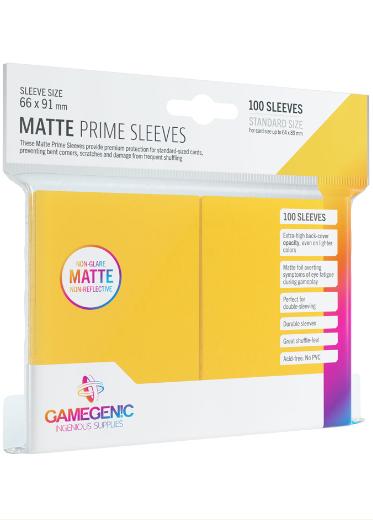 Gamegenic - Matte Prime Sleeves Red