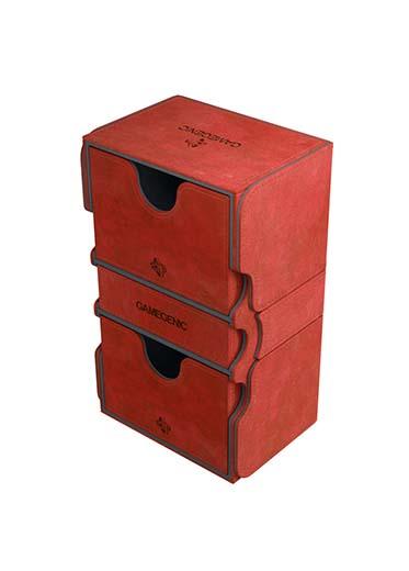 Gamegenic - Stronghold 200+ Convertible Deck Box Red