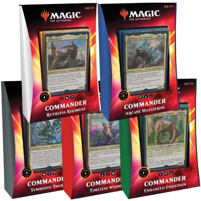 MTG: Ikoria Lair of Behemoths Commander Deck - Set of 5