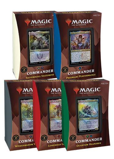 MTG: Strixhaven School of Mages Commander Deck - Set of 5