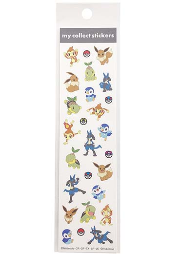 Pokémon: My Collect Sticker Sheet - Gen 4 Starters