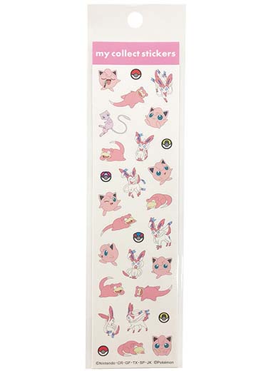 Pokemon: My Collect Sticker Sheet - Pink