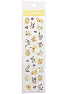 Pokemon Accessories: My Collect Sticker Sheet - Yellow