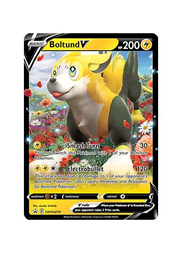 Pokemon TCG: Sword & Shield Promo SWSH219 - Boltund V Oversized