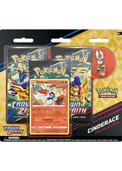 Pokemon TCG: Crown Zenith - Cinderace Pin Collection