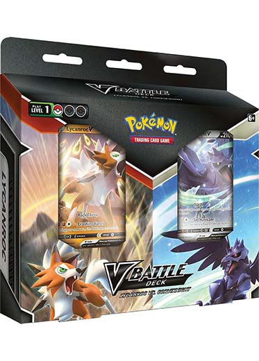 Pokemon TCG: Lycanroc V vs Corviknight V Battle Deck Bundle