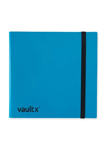 Vault X: 12-Pocket Strap Binder Blue