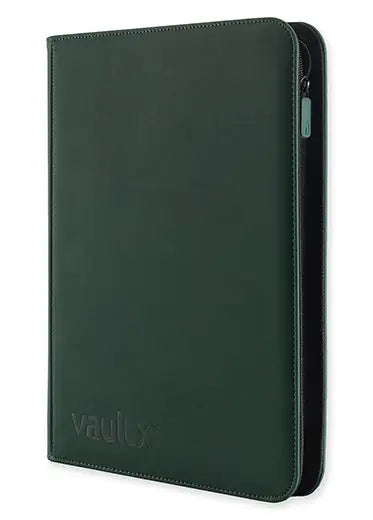 Vault X: 9-Pocket Exo-Tec Zip Binder Green