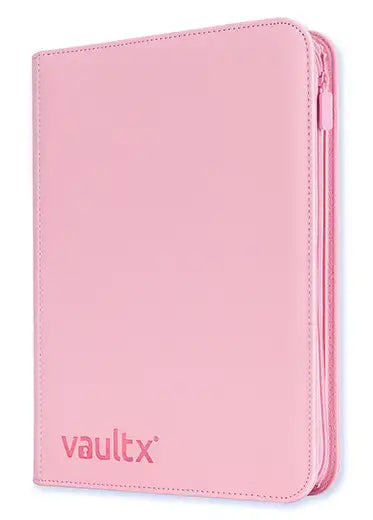 Vault X: 9-Pocket Exo-Tec Zip Binder Just Pink