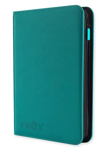 Vault X: 9-Pocket Exo-Tec Zip Binder Teal