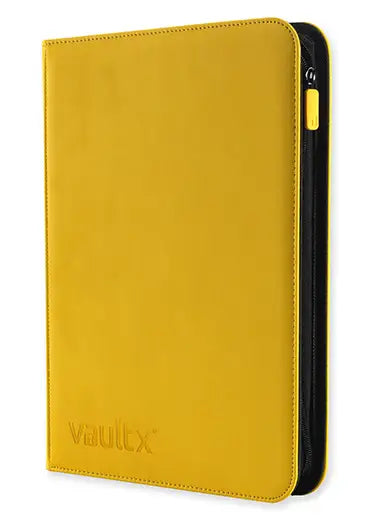Vault X: 9-Pocket Exo-Tec Zip Binder Yellow